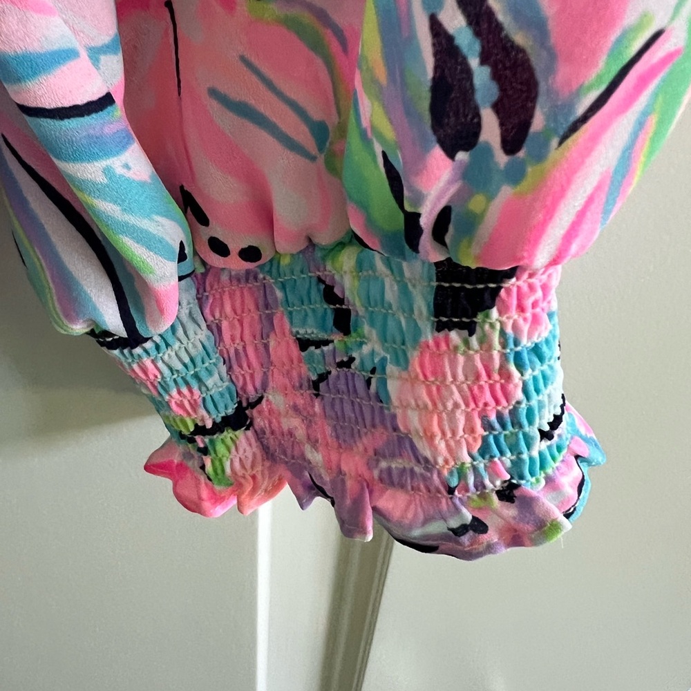 Lilly Pulitzer Multicolor Floral Blouse - Picture 4 of 5